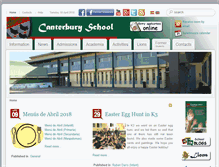 Tablet Screenshot of canterburyschool.com