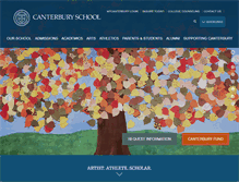 Tablet Screenshot of canterburyschool.org